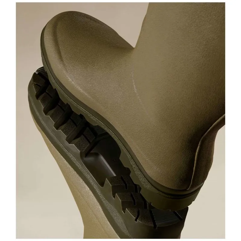 Le Chameau Chasseur Neoprene Lined Wellington Boots Ladies in Green-5