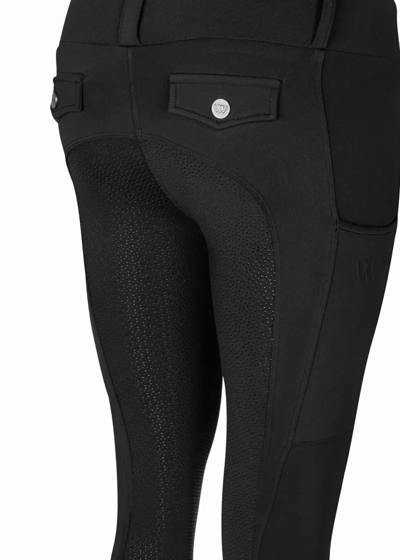 Woof Wear Young Rider Elite Riding Tights in Black-3