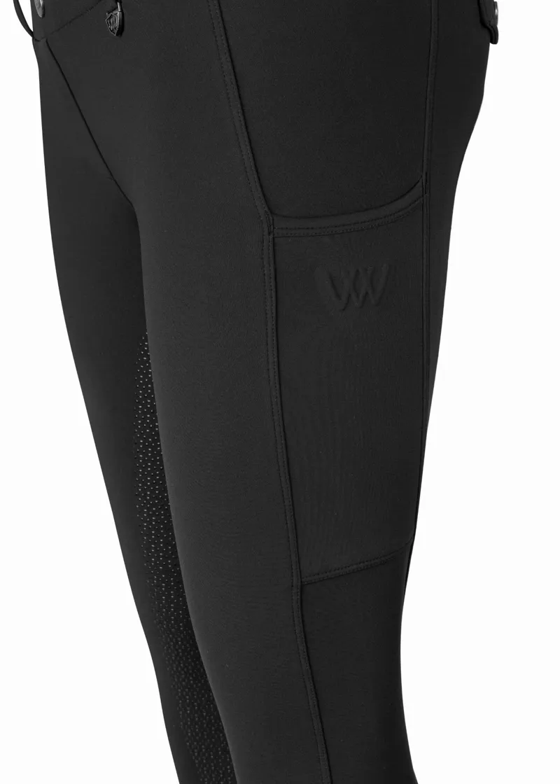 Woof Wear Young Rider Elite Riding Tights in Black-4