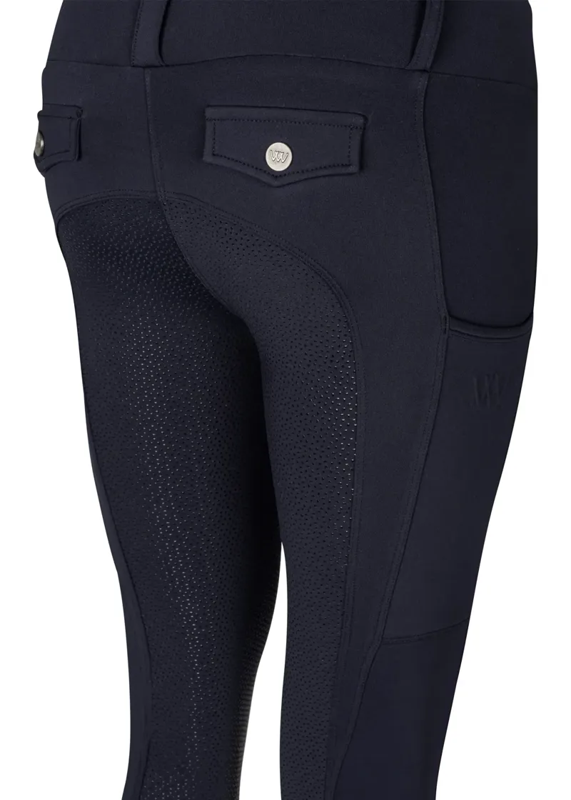 Woof Wear Young Rider Elite Riding Tights in Navy-3