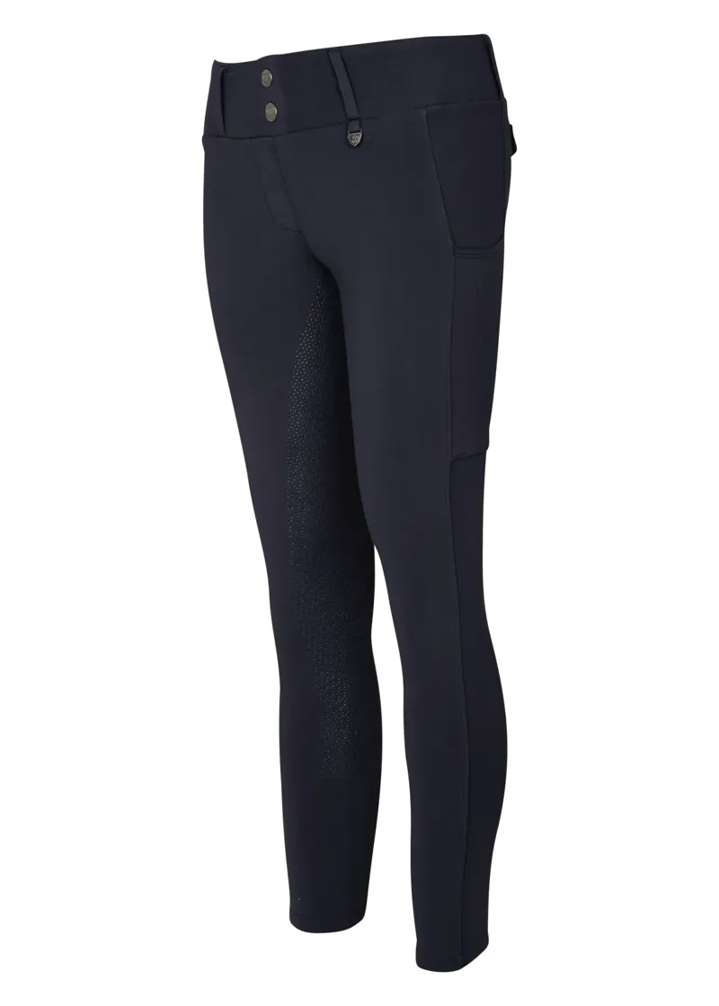 Woof Wear Young Rider Elite Riding Tights in Navy-5