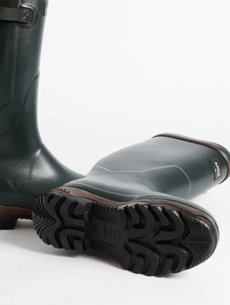Aigle Parcours 2 Iso Wellingtons Unisex Adults in Bronze-3