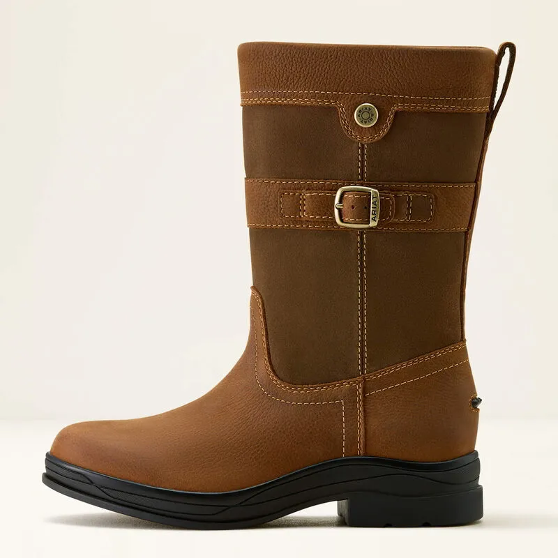 Ariat Bampton Waterproof Boot Ladies in Baked Brown-2