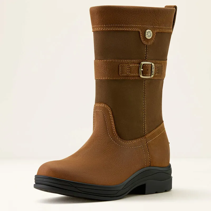 Ariat Bampton Waterproof Boot Ladies in Baked Brown