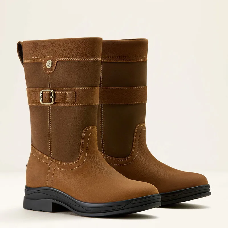 Ariat Bampton Waterproof Boot Ladies in Baked Brown-3
