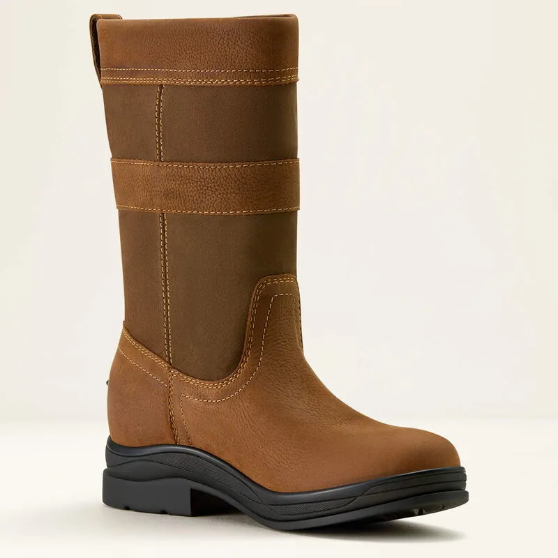 Ariat Bampton Waterproof Boot Ladies in Baked Brown-4