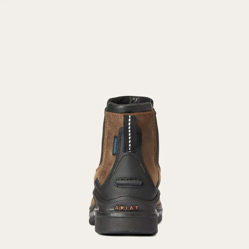 Ariat Barnyard Waterproof Chelsea Boot Ladies in Antique Brown-3