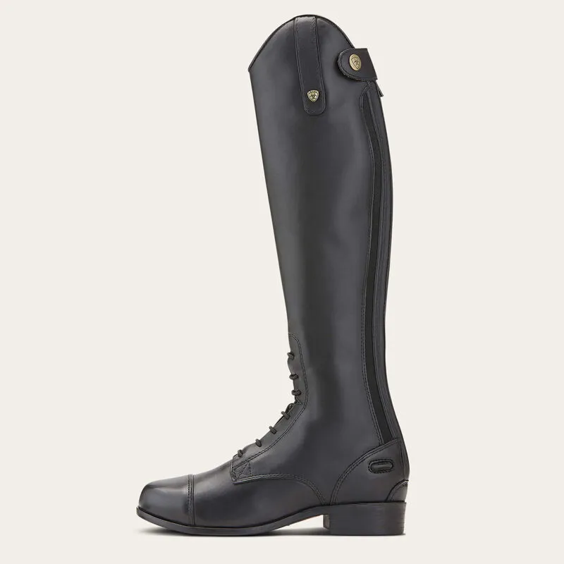 Ariat Heritage Contour Field Zip Tall Riding Boot Kids in Black-2