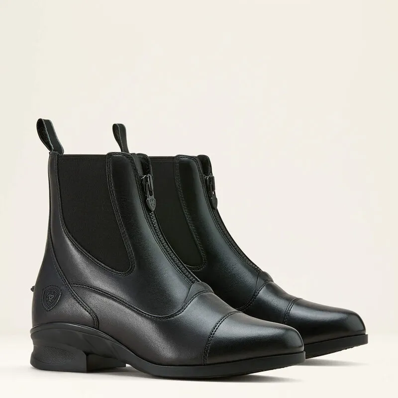 Ariat Heritage Zip Paddock Boot in Black-7