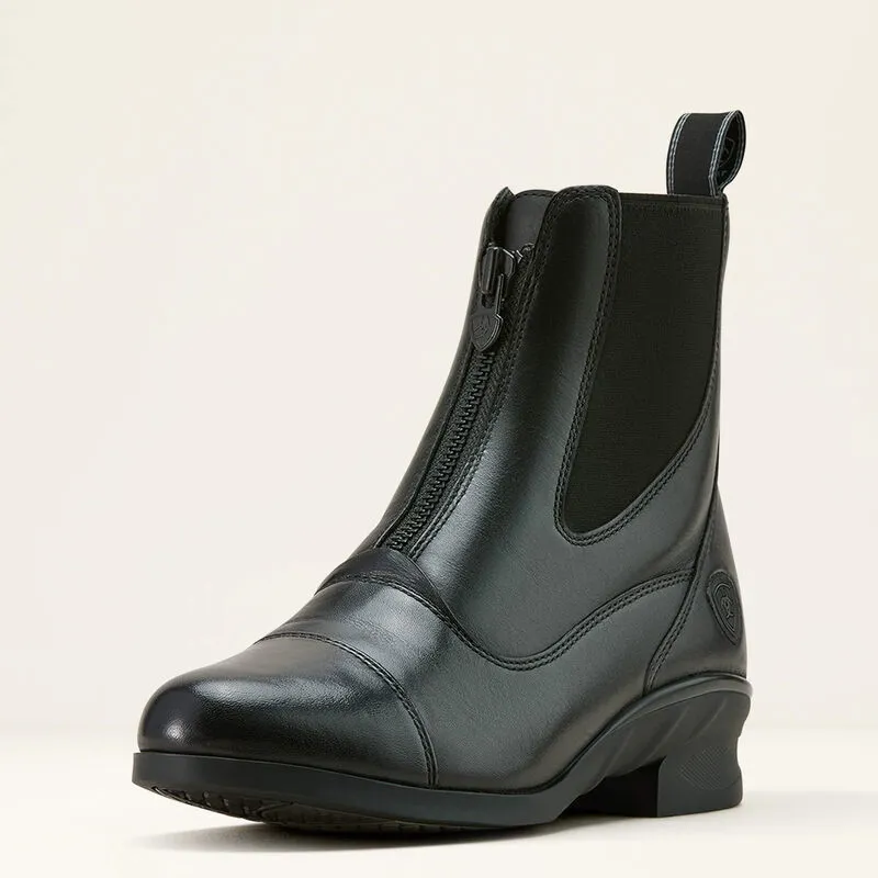 Ariat Heritage Zip Paddock Boot in Black