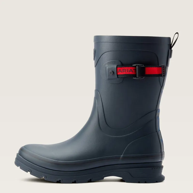 Ariat Kelmarsh Mid Rubber Boot Ladies in Navy-2