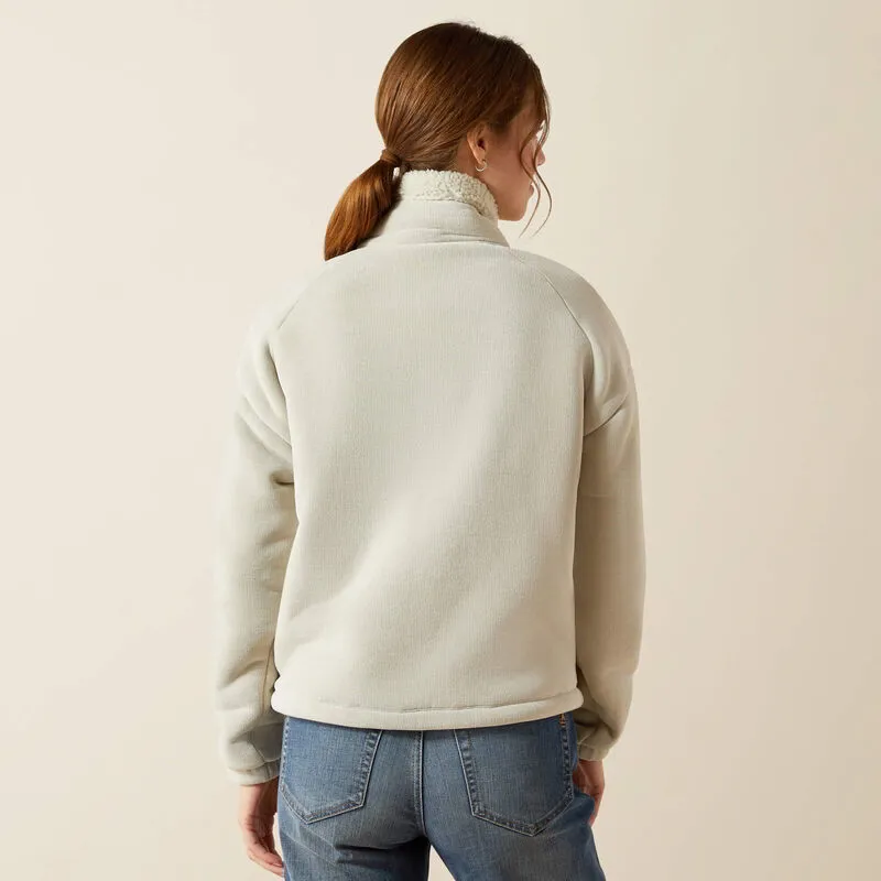 Ariat Lafayette Full Zip Fleece Ladies in Pelican-5