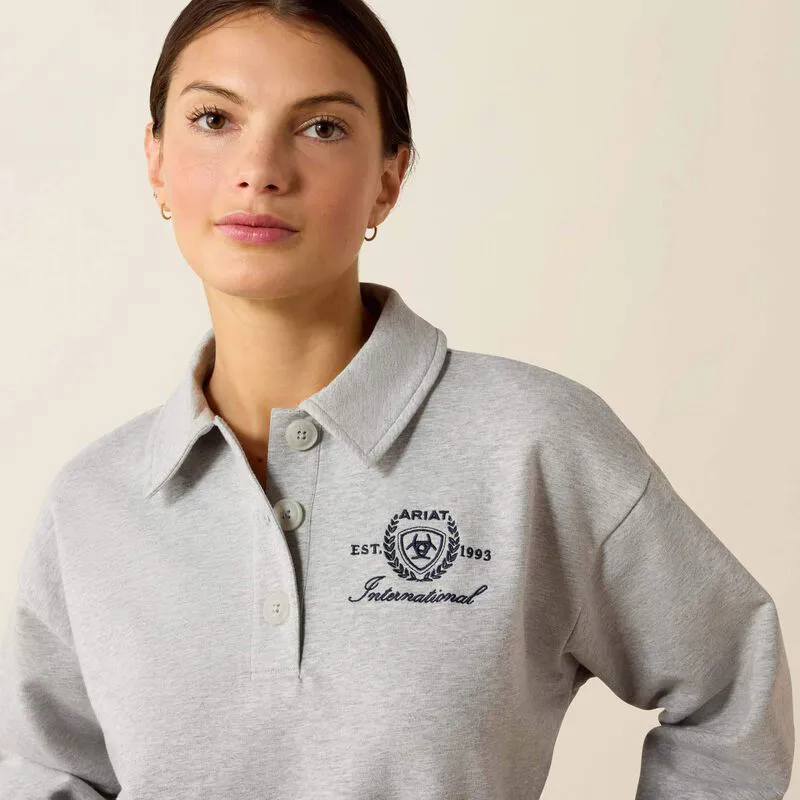 Ariat Lovett Sweatshirt Ladies in Heather Grey-3