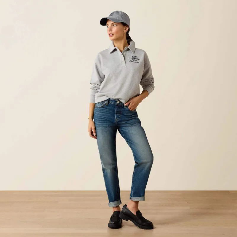 Ariat Lovett Sweatshirt Ladies in Heather Grey-1