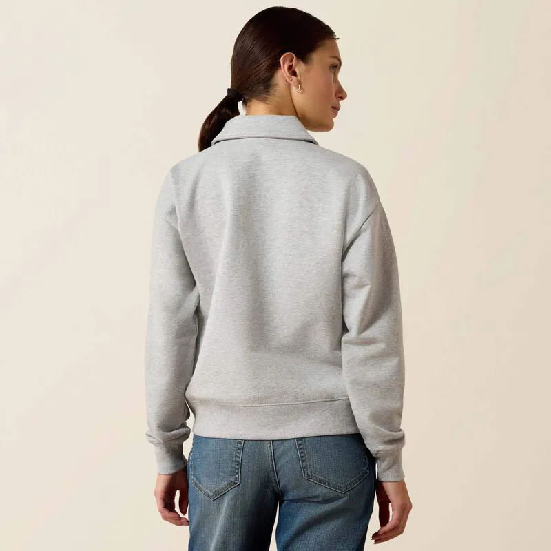 Ariat Lovett Sweatshirt Ladies in Heather Grey-2