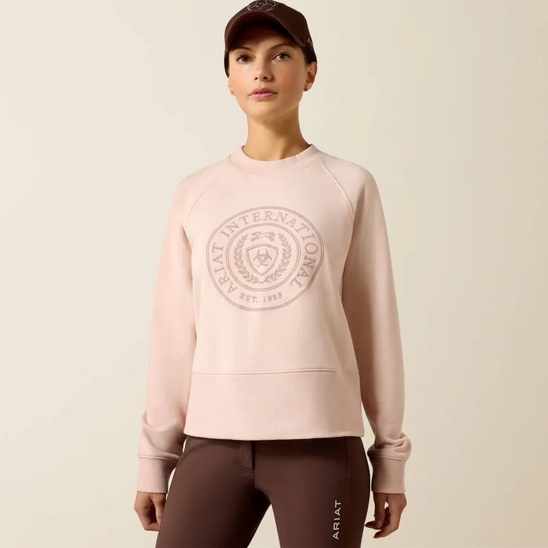 Ariat Martine Sweatshirt Ladies in Sepia Rose