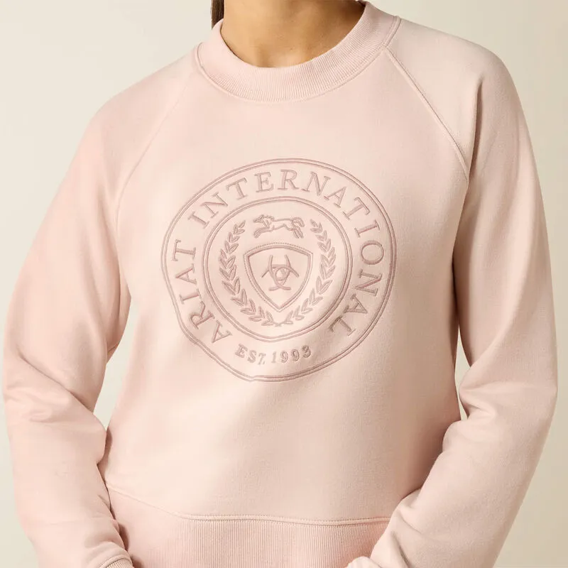 Ariat Martine Sweatshirt Ladies in Sepia Rose-1