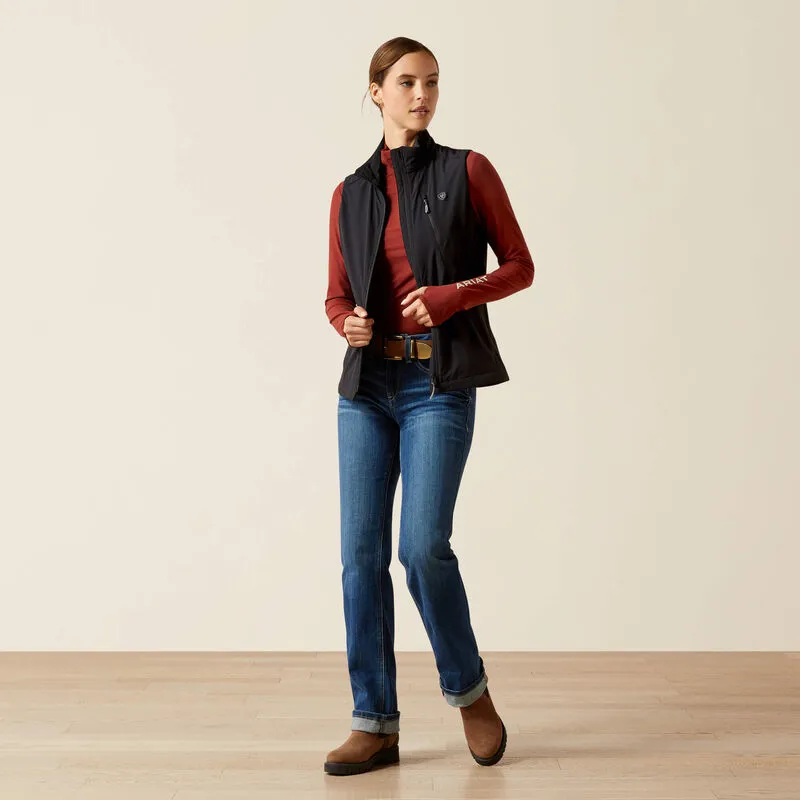 Ariat Rion StretchShell Gilet Ladies in Black-2