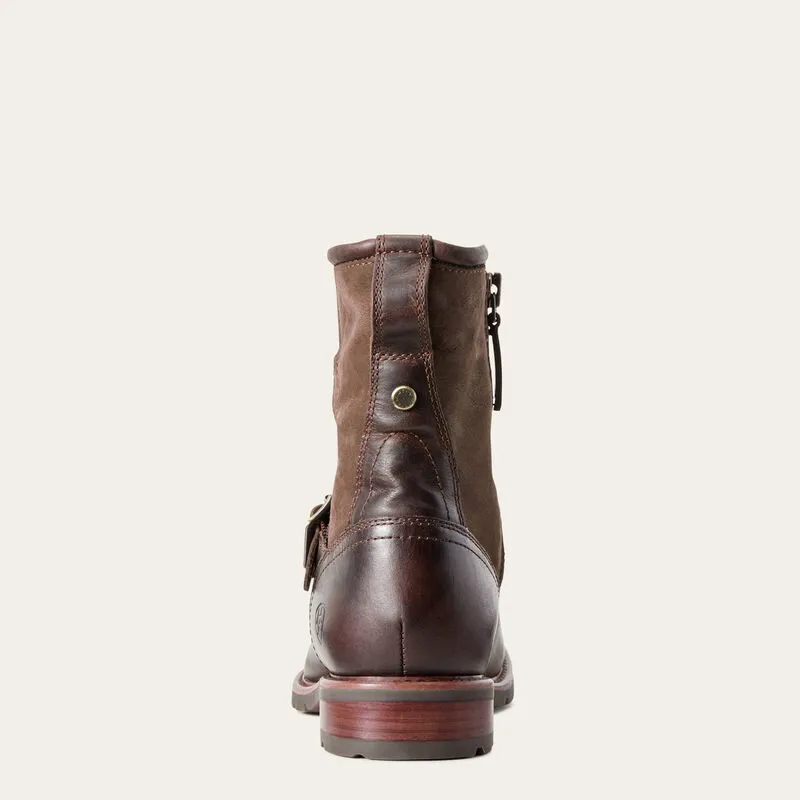 Ariat Savannah Waterproof Boot in Chocolate and Willow-3