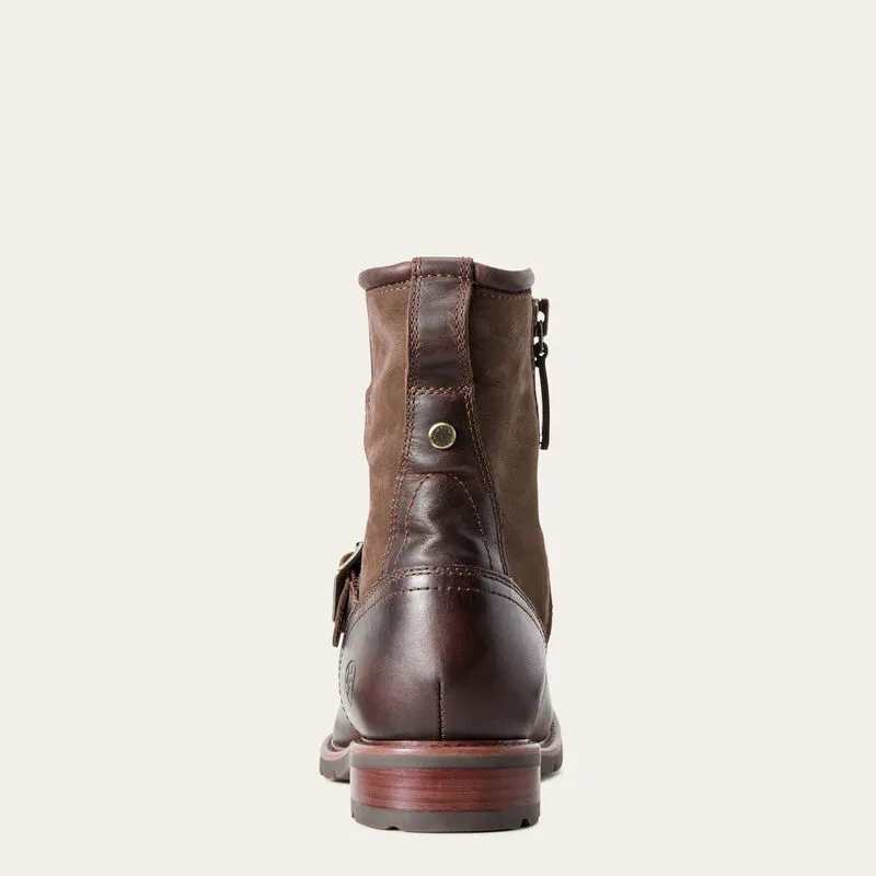 Ariat Savannah Waterproof Boot in Chocolate and Willow-2