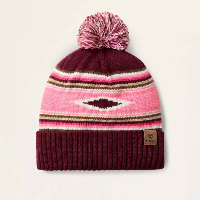 Ariat Serape Beanie in Pastel Serape