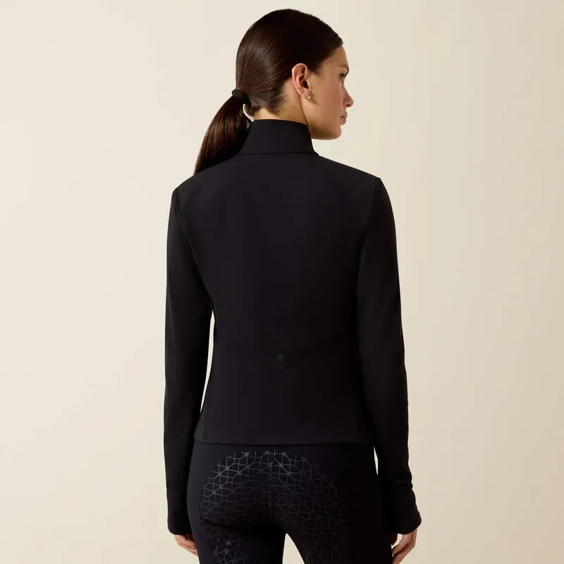 Ariat SolVeil Full Zip Sweatshirt Ladies in Black-5