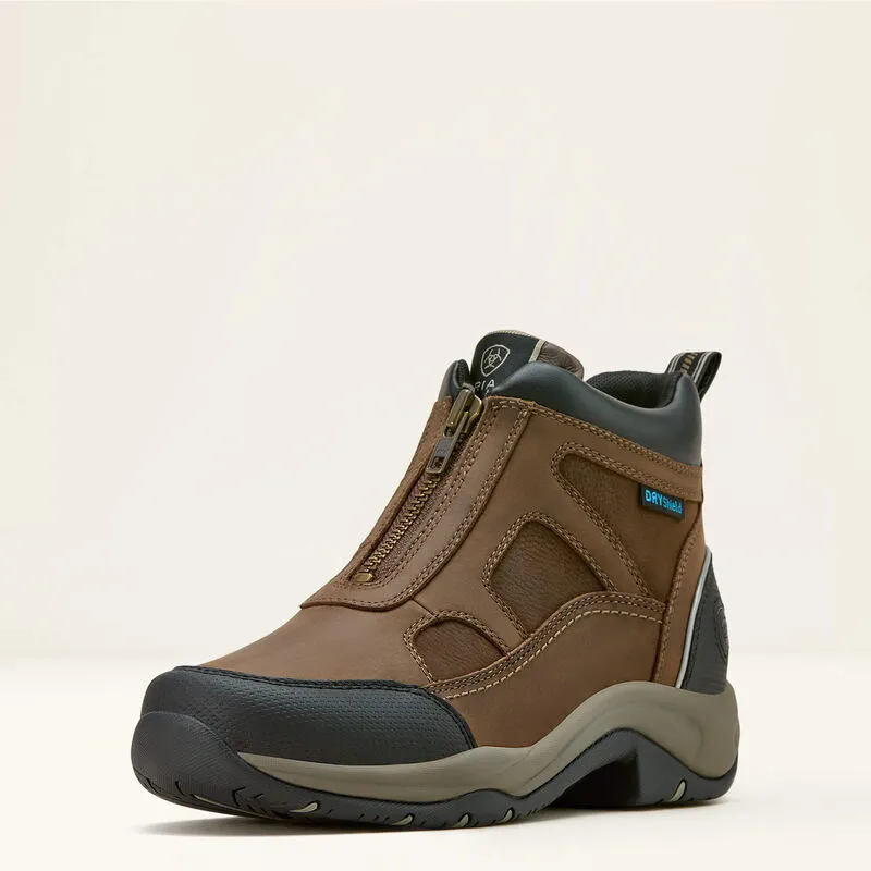 Ariat Terrain Zip Waterproof Boot Ladies in Palm Brown