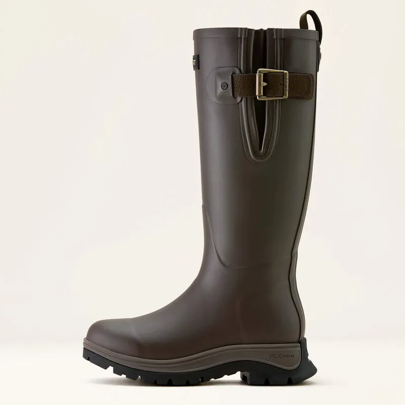 Ariat Woodstock Rubber Boot Ladies in Bracken Brown-2