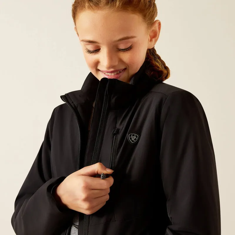 Ariat Rion StretchShell Insulated Jacket Kids in Black-2