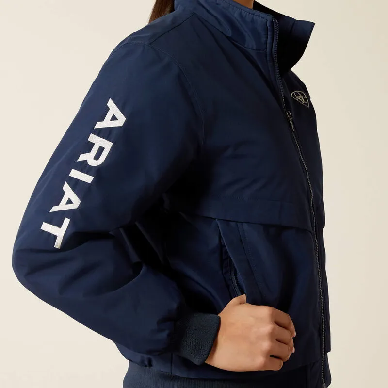 Ariat Stable 2.0 Kids Insulated Jacket in Navy-4