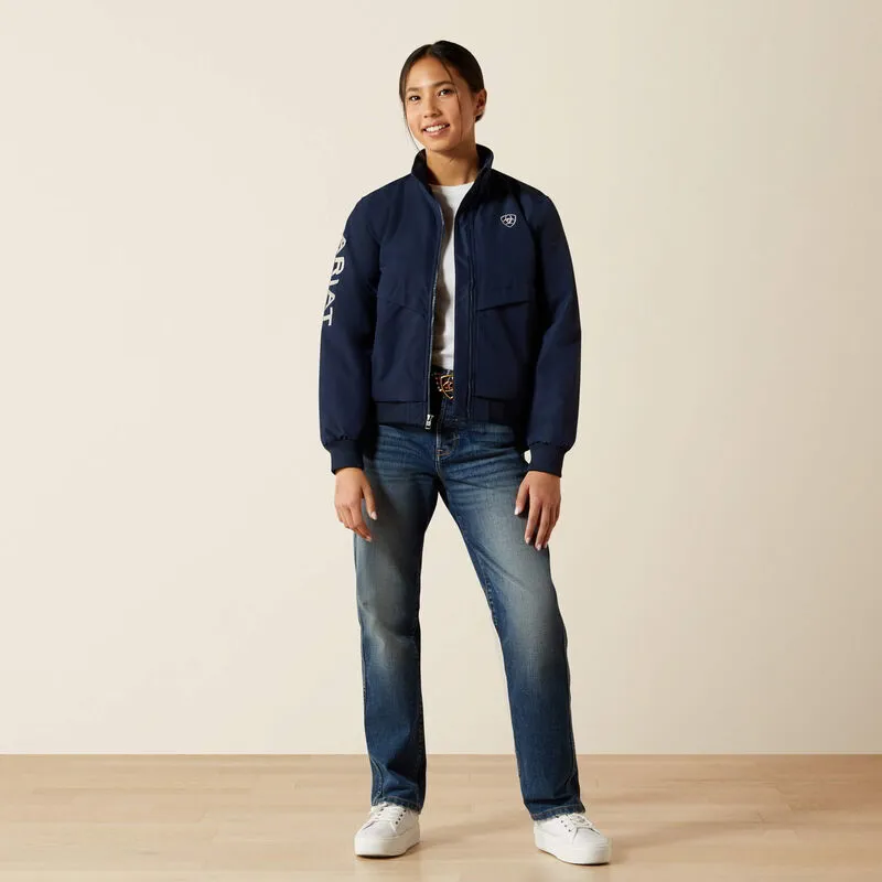 Ariat Stable 2.0 Kids Insulated Jacket in Navy-2