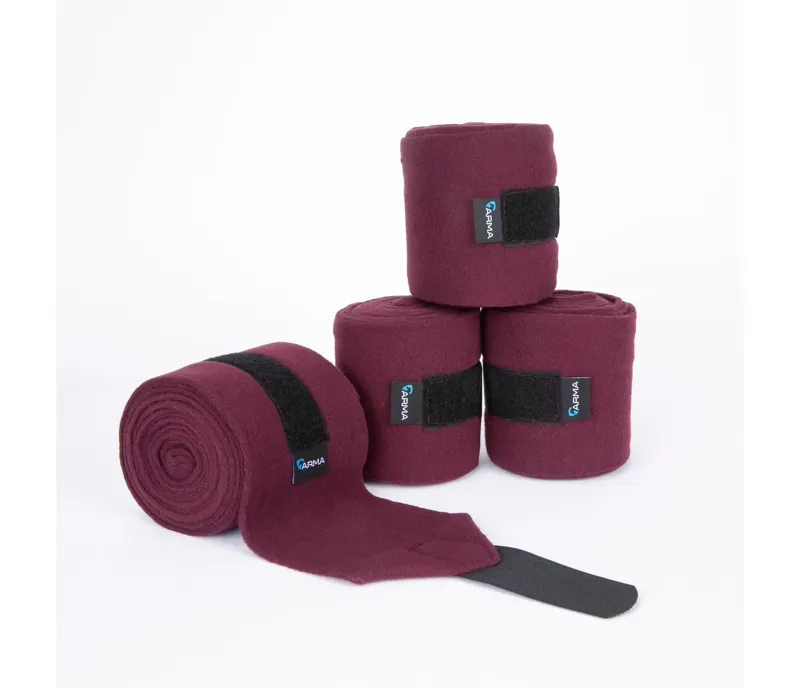 ARMA Fleece Bandages in Black Cherry