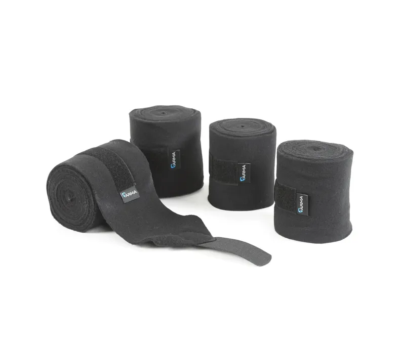 ARMA Fleece Bandages in Black