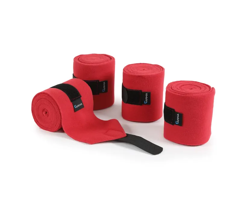 ARMA Fleece Bandages in Red