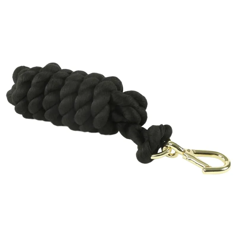Arma Plain Headcollar Lead Rope - Black