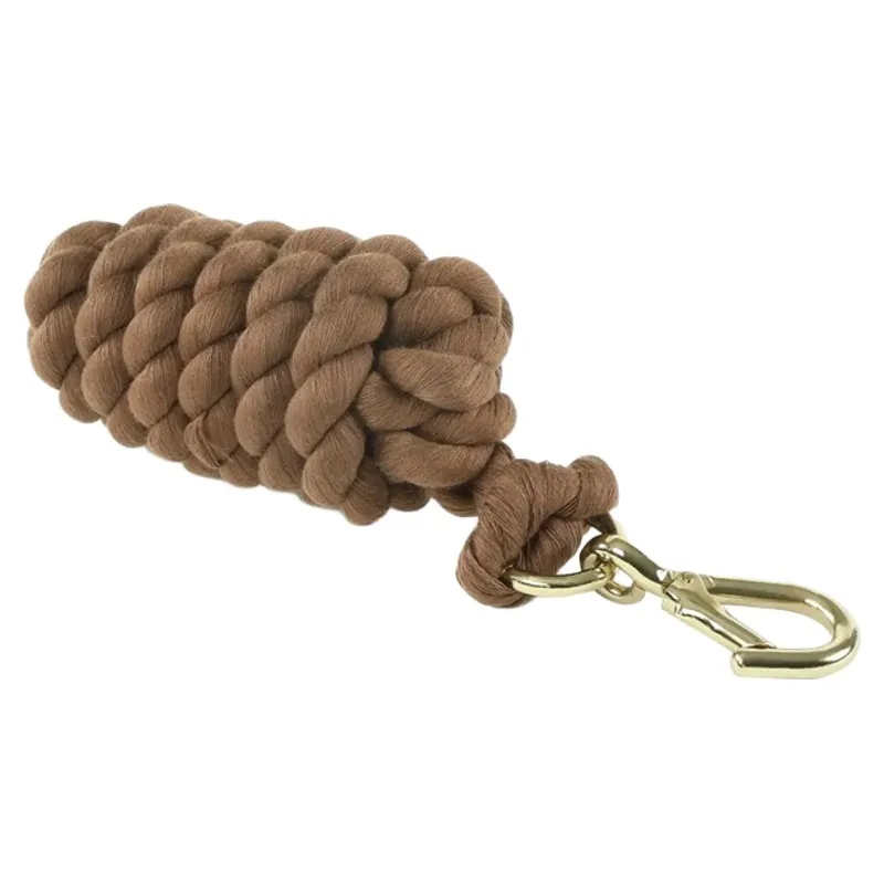 Arma Plain Headcollar Lead Rope - Brown