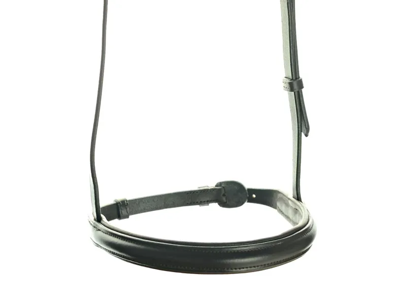 Ascot by Dever Padded Show Noseband in Brown