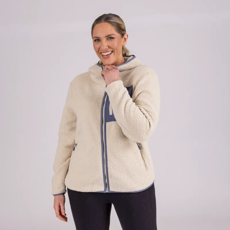 Aubrion Clement Fleece Jacket Ladies in Natural-2