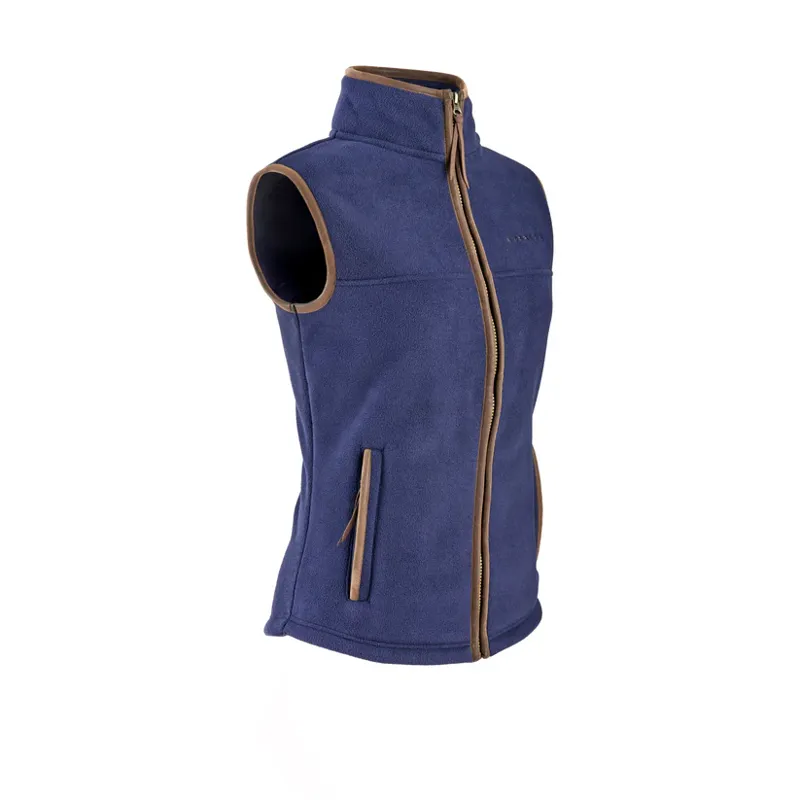 Aubrion Core Fleece Gilet Ladies in Navy-3