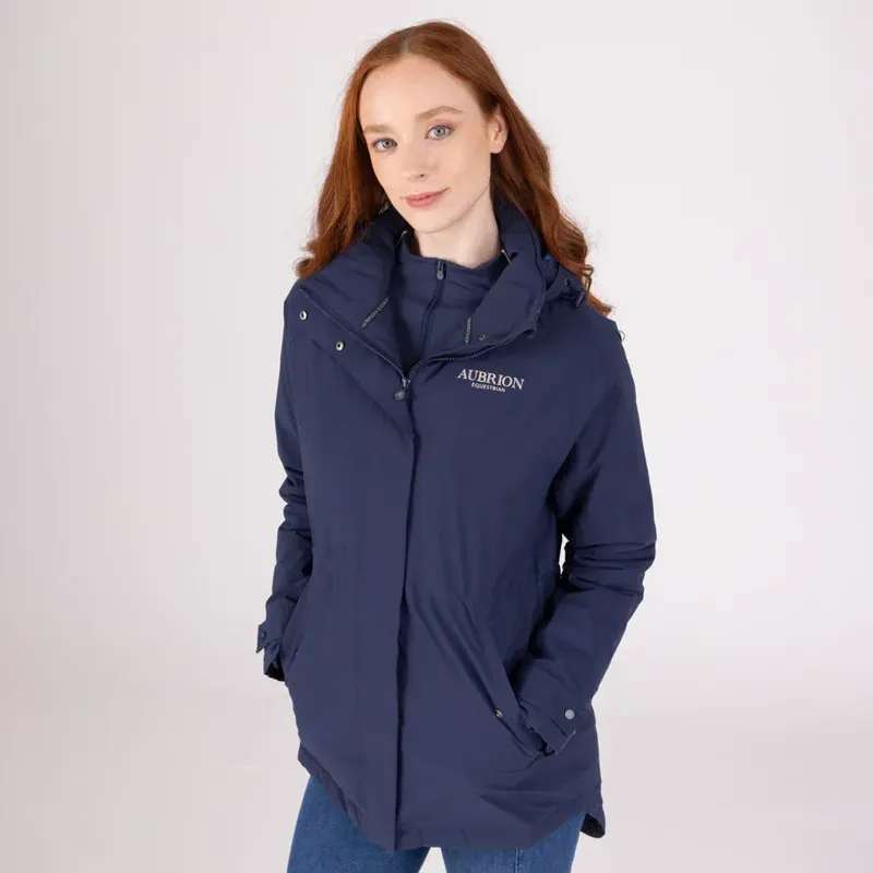 Aubrion Equestrian Lightweight Coat Ladies in Midnight