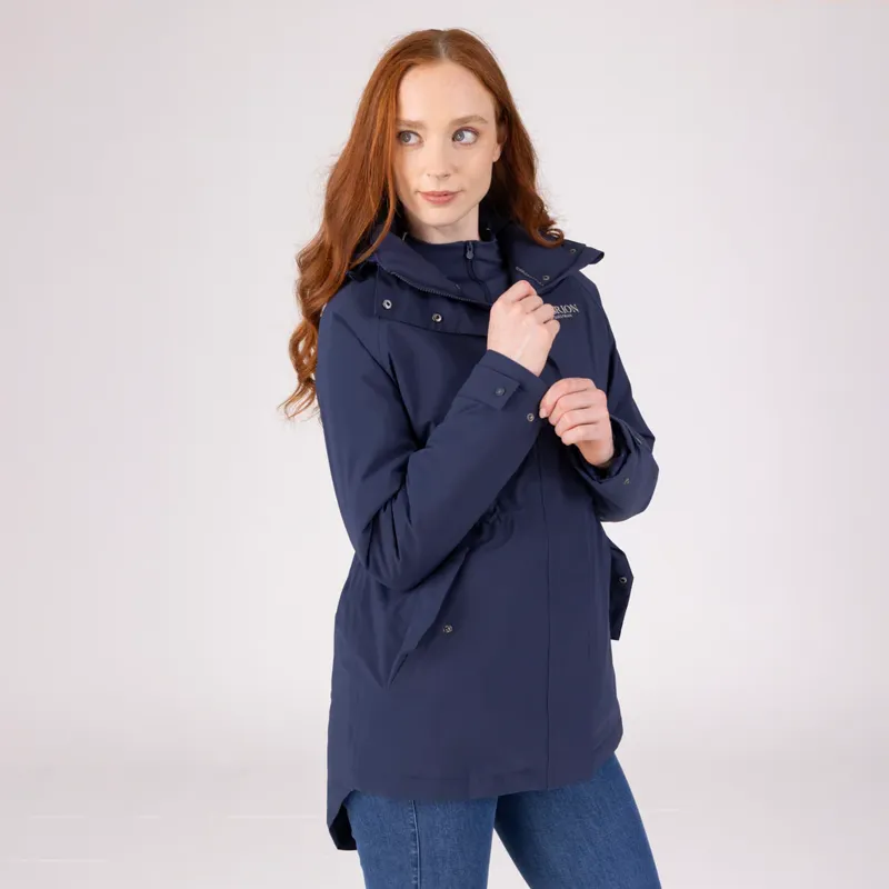 Aubrion Equestrian Lightweight Coat Ladies in Midnight-9