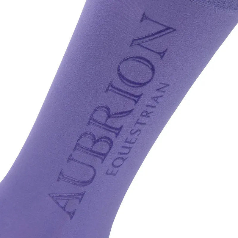 Aubrion Equestrian Socks Juniors in Heather-2