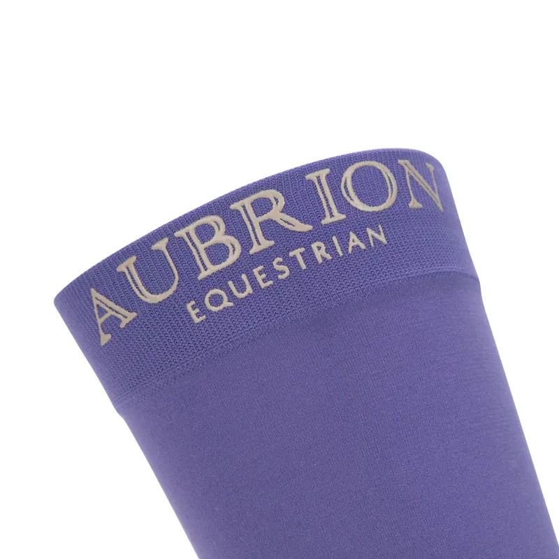 Aubrion Equestrian Socks Juniors in Heather-3