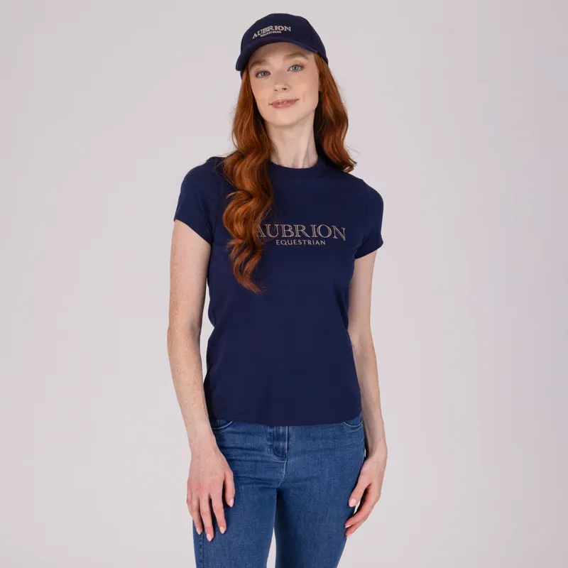 Aubrion Equestrian T-Shirt Ladies in Midnight