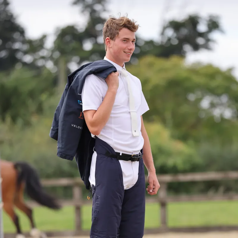 Aubrion Short Sleeve Tie Shirt Mens in White