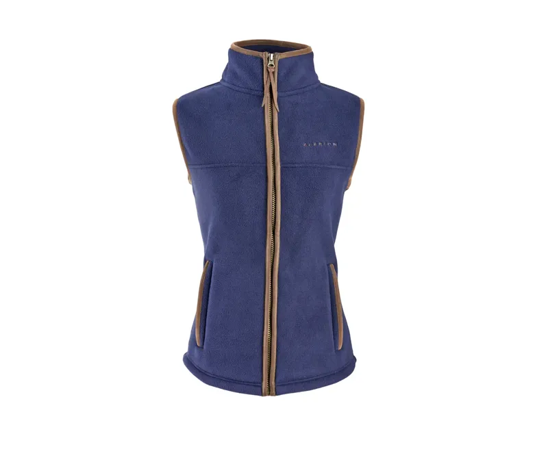 Aubrion Core Fleece Gilet Juniors in Navy
