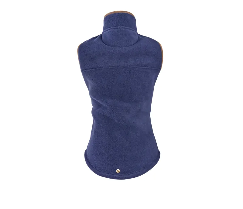 Aubrion Core Fleece Gilet Juniors in Navy-1
