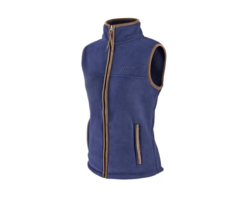 Aubrion Core Fleece Gilet Juniors in Navy-2