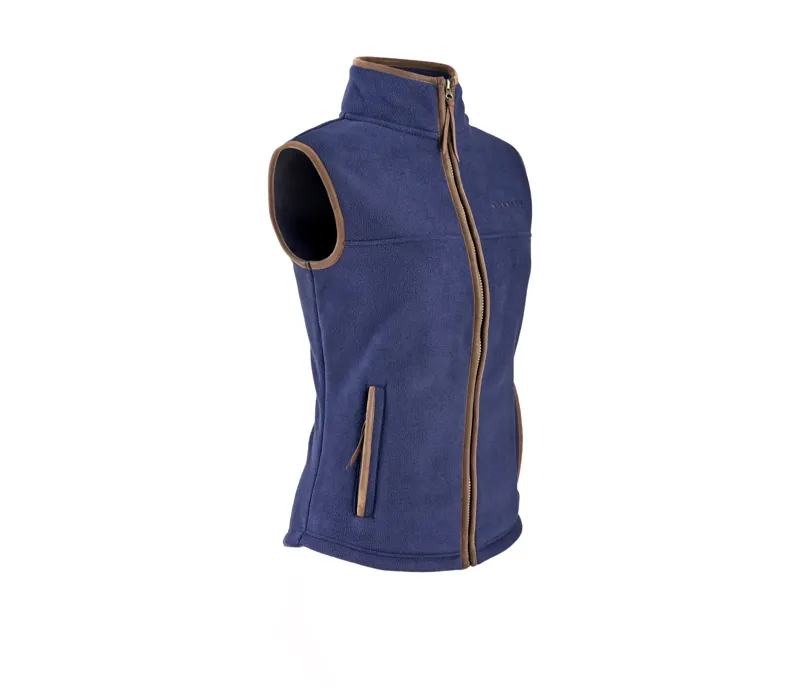 Aubrion Core Fleece Gilet Juniors in Navy-3