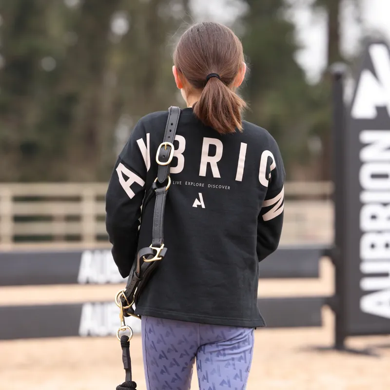 Aubrion React Sweatshirt Juniors in Shadow-3